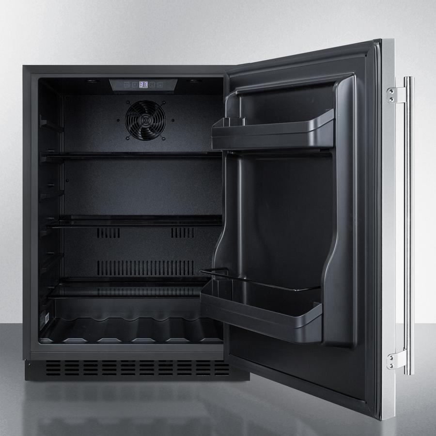 SUMMIT AL54 Built-in Undercounter Ada Compliant All-refrigerator With STAINLESS...