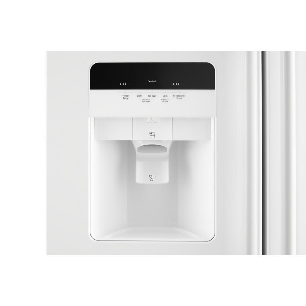 MAYTAG MSS25C4MGW 36-inch Wide Side-by-side Refrigerator With Exterior Ice and Water ...