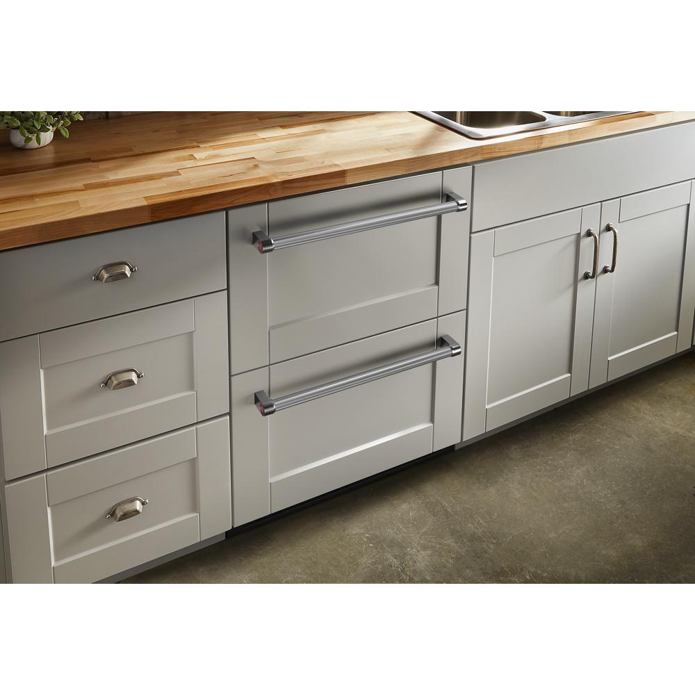 KITCHENAID KUDR204KPA 24"" Panel-ready Undercounter Double-drawer Refrigerator - Panel REA...