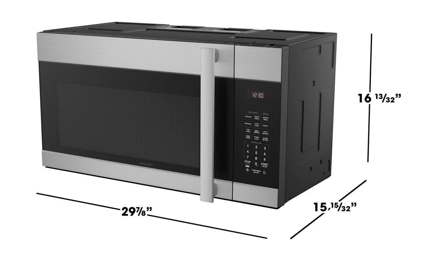 SHARP SMO1754JS Sharp 1.7 Cu. Ft. Over-the Range Microwave Oven