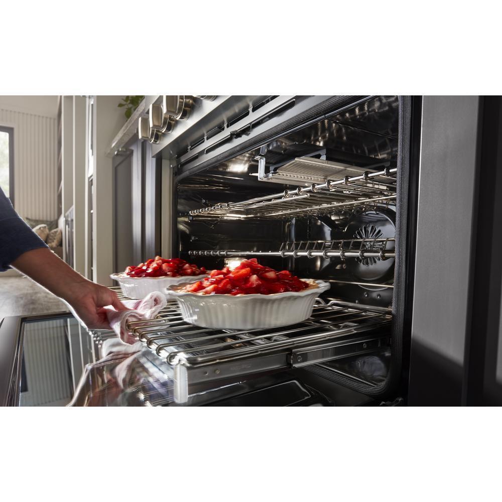 KITCHENAID KFGC506JMB Kitchenaid 36'' Smart Commercial-style Gas Range With 6 Burners ...