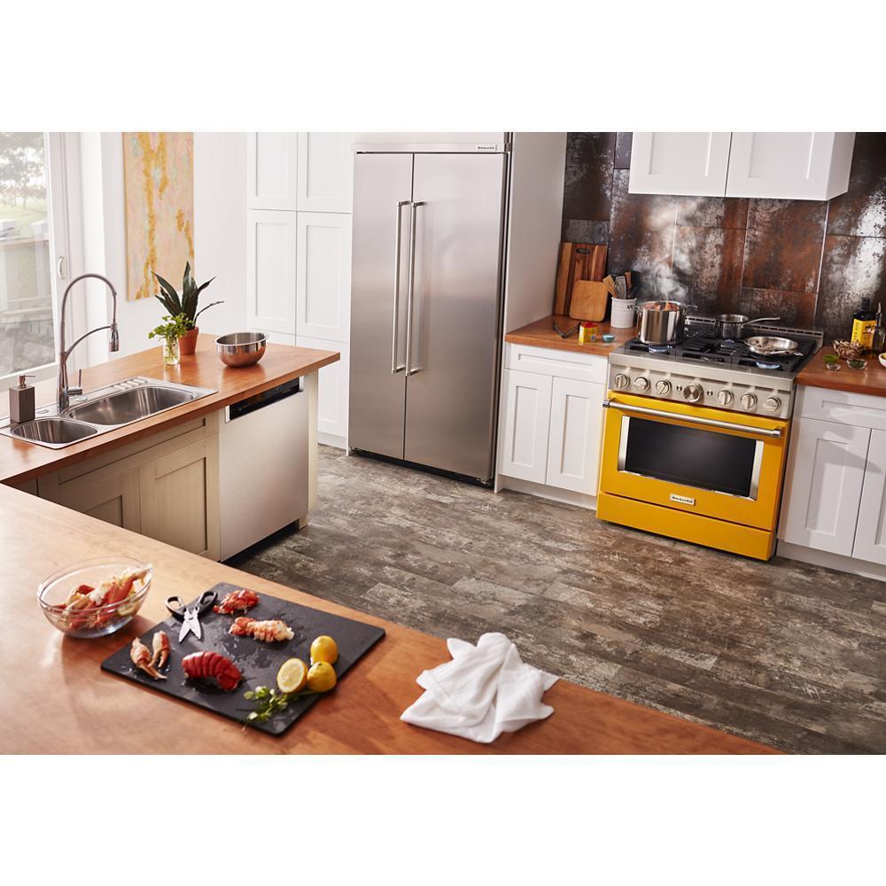 KITCHENAID KFGC506JYP Kitchenaid 36'' Smart Commercial-style Gas Range With 6 Burners ...