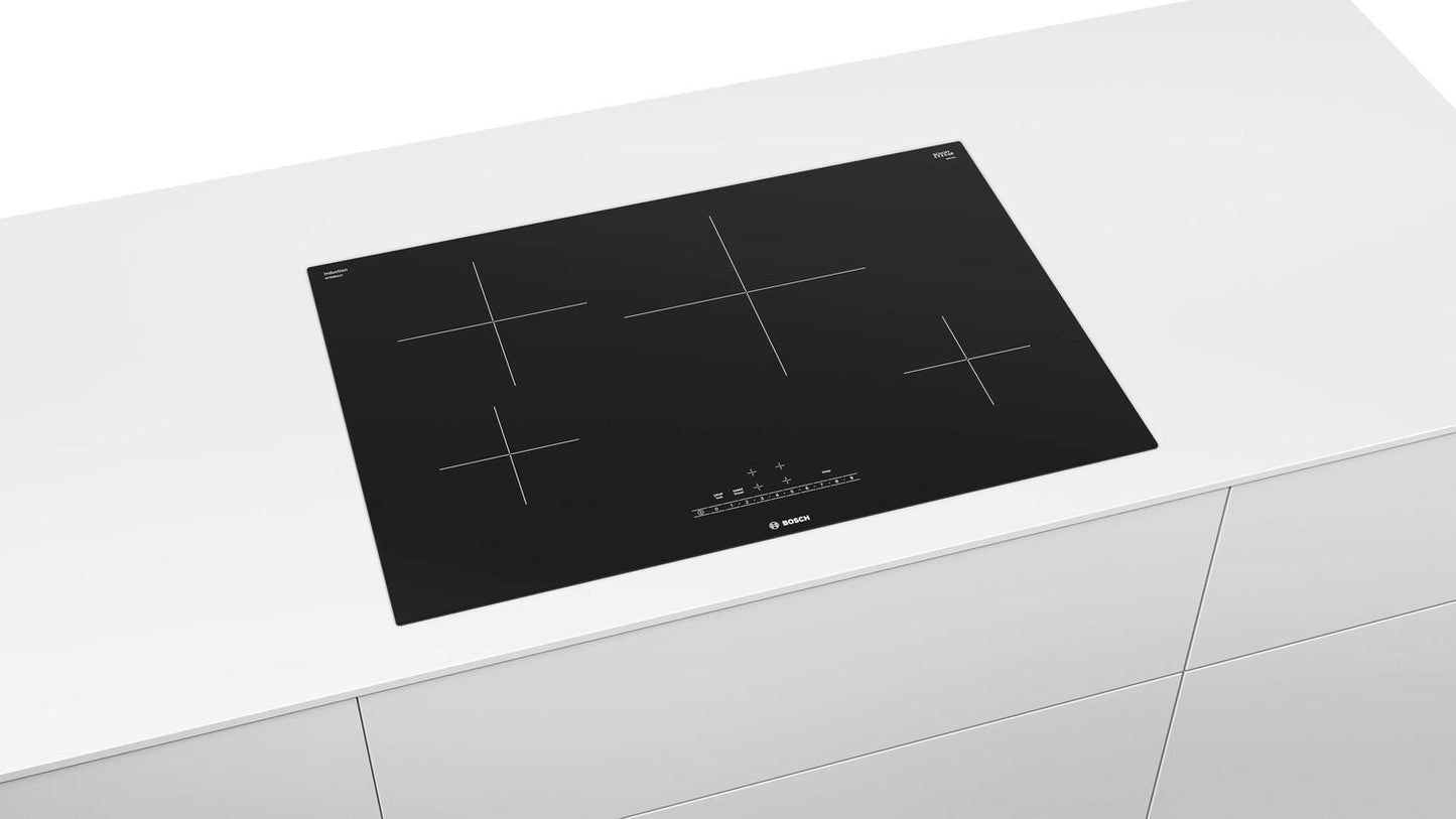 BOSCH NIT5060UC 500 Series Induction Cooktop 30'' Black, Surface Mount Without FRAM...