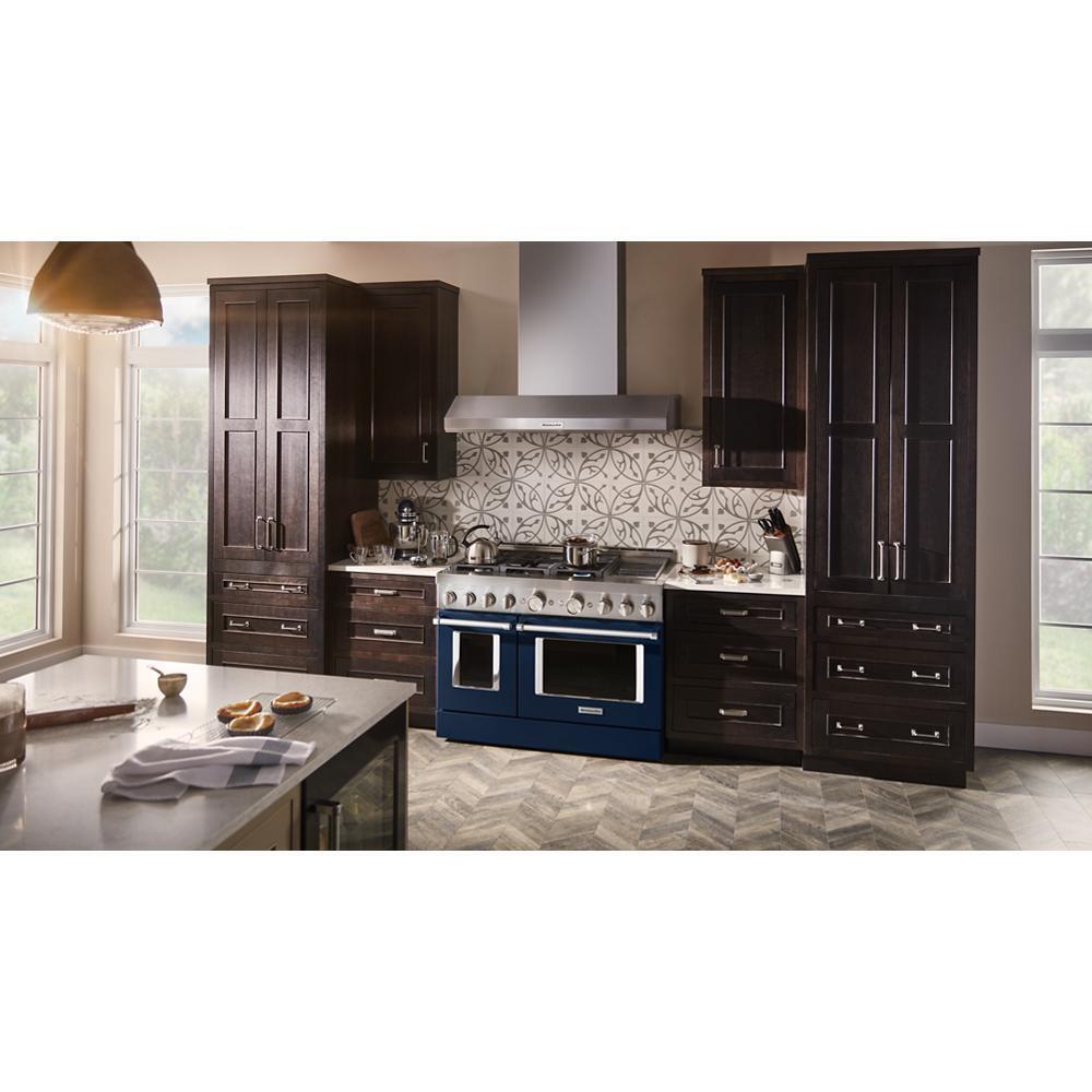 KITCHENAID KFGC558JIB Kitchenaid 48'' Smart Commercial-style Gas Range With Griddle - ...