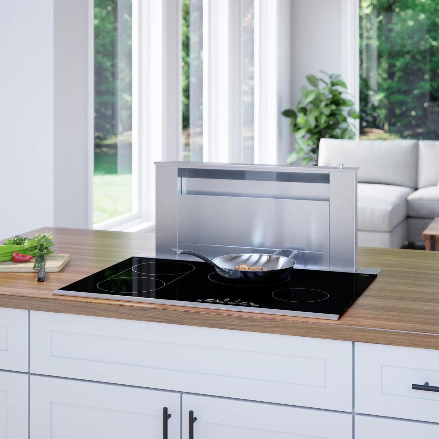 BOSCH NET8069SUC 800 Series Electric Cooktop 30'' Black, Surface Mount With Frame NE...
