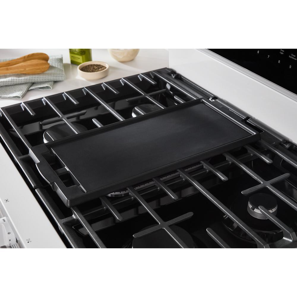 WHIRLPOOL WFGS7530RW 30-inch Smart Gas Range With Air Cooking Technology, Steam/self CLE...