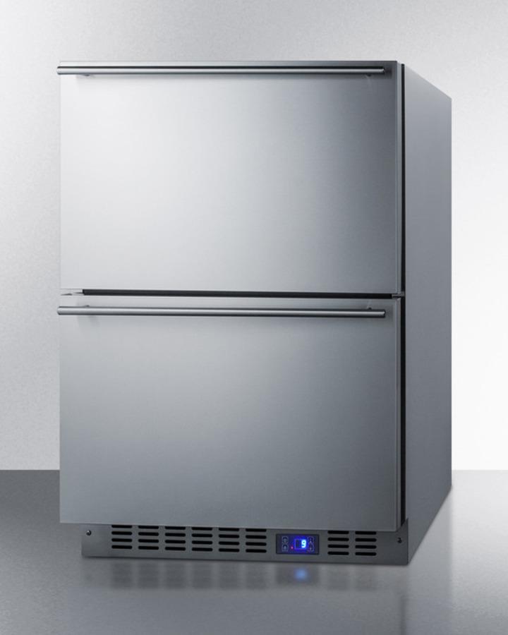 SUMMIT SCFF532D Built-in Undercounter Two-drawer All-freezer With Frost-free OPERAT...