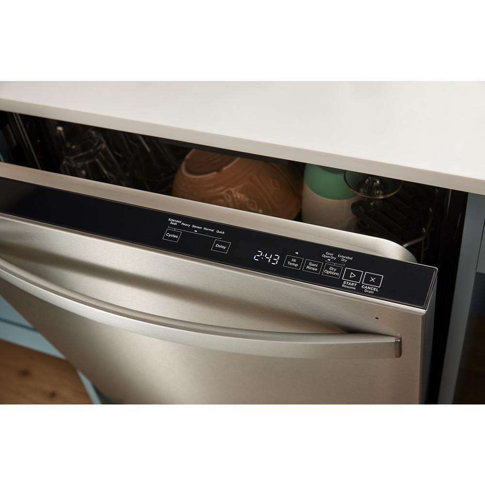 WHIRLPOOL WDT550SAPZ 44 Dba Ada Compliant Dishwasher Flush With Cabinets With 3rd Rack
