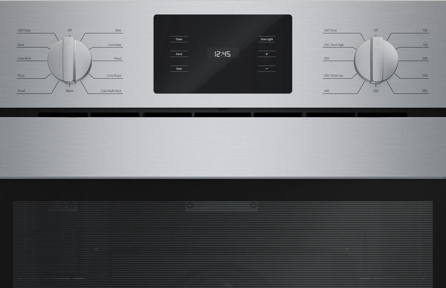 BOSCH HBL5455RUC 500 Series Single Wall Oven 30"" Right Sideopening Door, Stainless S...