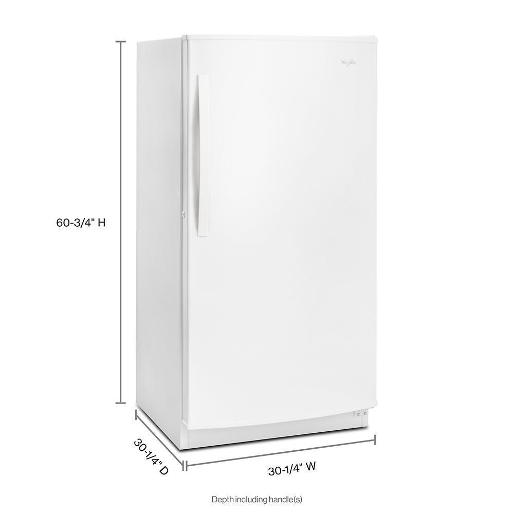 WHIRLPOOL WZF56R16DW Whirlpool 16 Cu. Ft. Upright Freezer With Frost-free Defrost