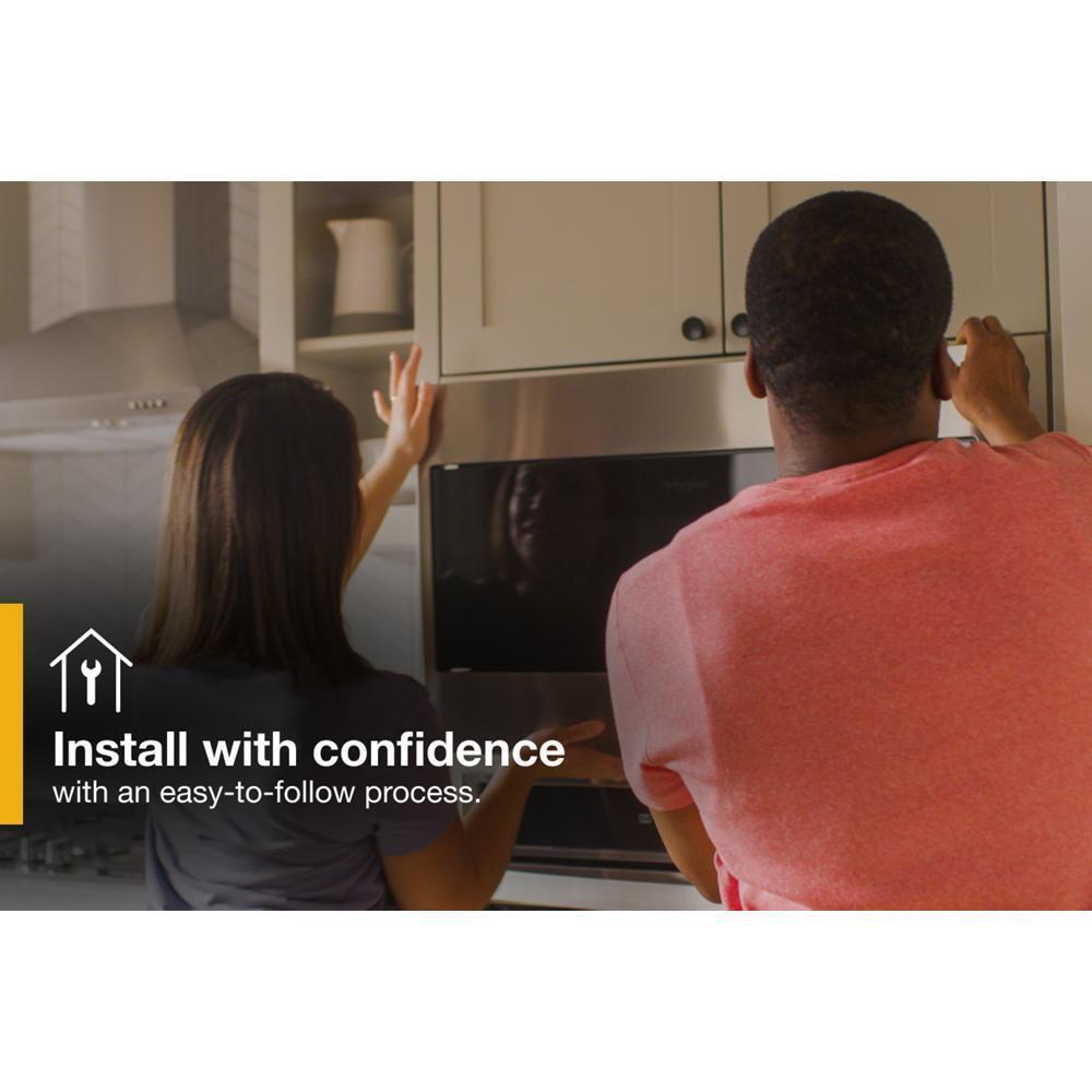 WHIRLPOOL WMT55511KS 1.1 Cu. Ft. Built-in Microwave With Standard Trim Kit - 19-1/8"" Height