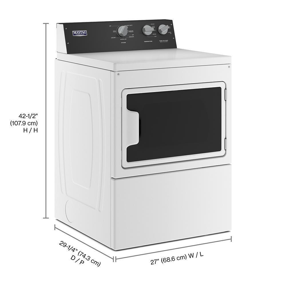 MAYTAG MEDP586KW Maytag Commercial-grade Residential Dryer - 7.4 Cu. Ft.
