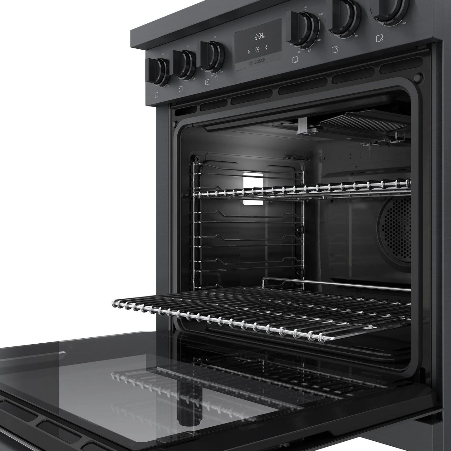 BOSCH HGS8045UC 800 Series Gas Freestanding Range 30'' Black Stainless Steel Hgs8045uc