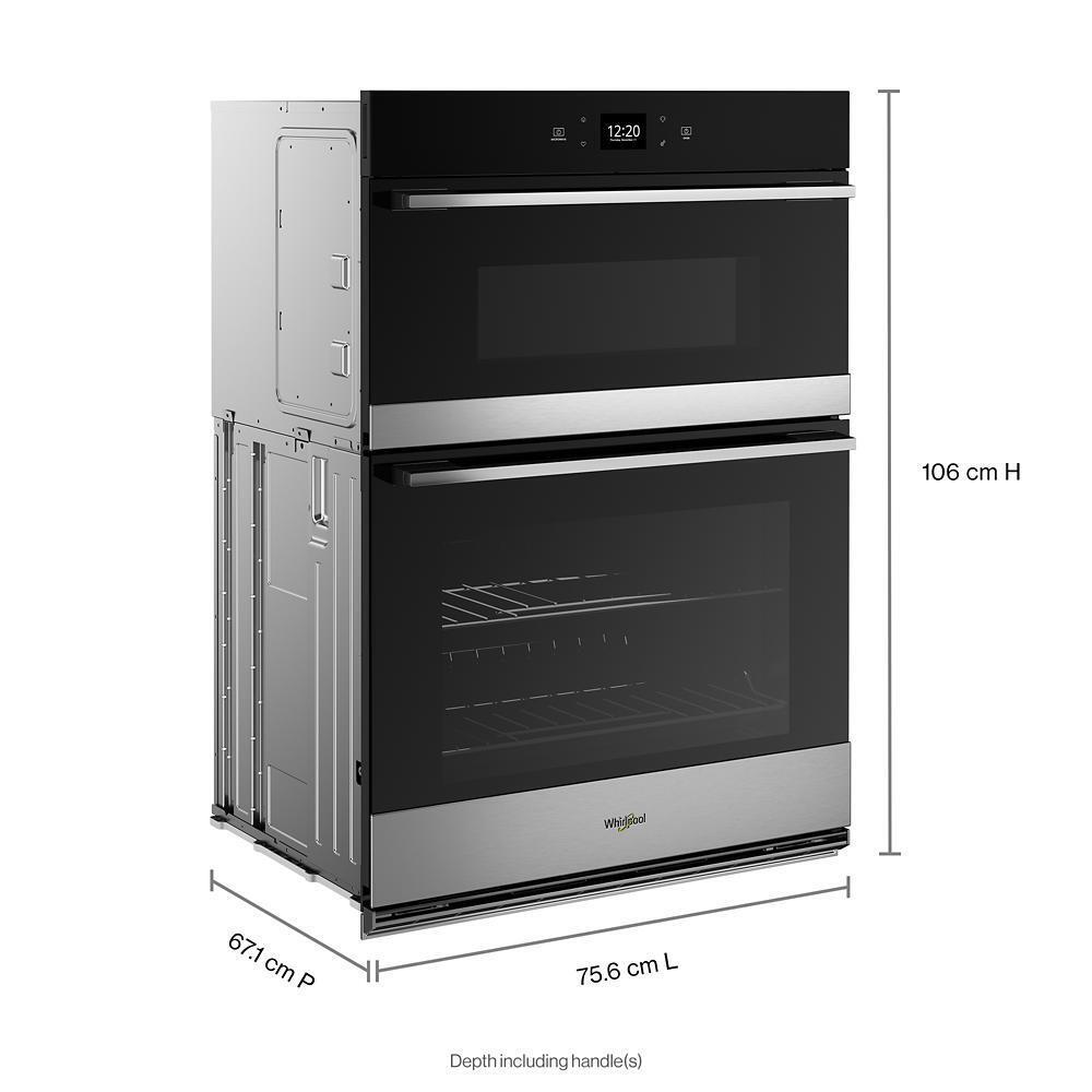 WHIRLPOOL WOEC5930LZ 
6.4 Total Cu. Ft. Combo Wall Oven With Air Fry When Connected