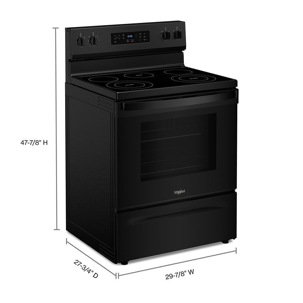 WHIRLPOOL WFES3330RB Whirlpool 30-inch Electric Range With Steam Clean