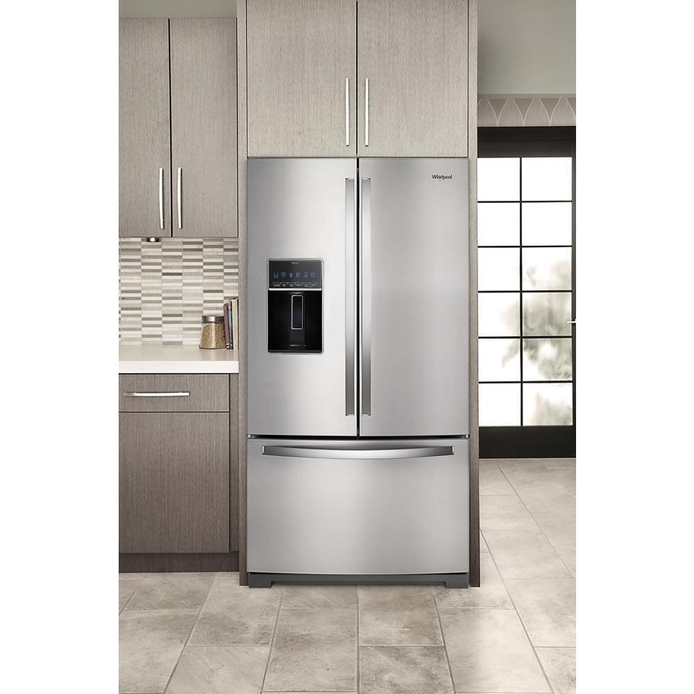 WHIRLPOOL WRF767SDHZ Whirlpool 36-inch Wide French Door Refrigerator - 27 Cu. Ft. - F...