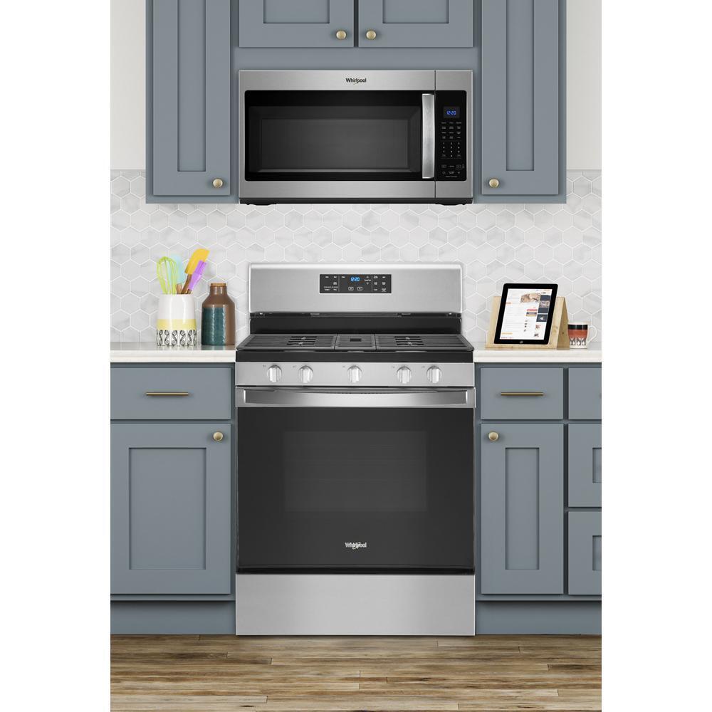WHIRLPOOL WFG525S0JZ 5.0 Cu. Ft. Whirlpool Gas Range With Center Oval Burner