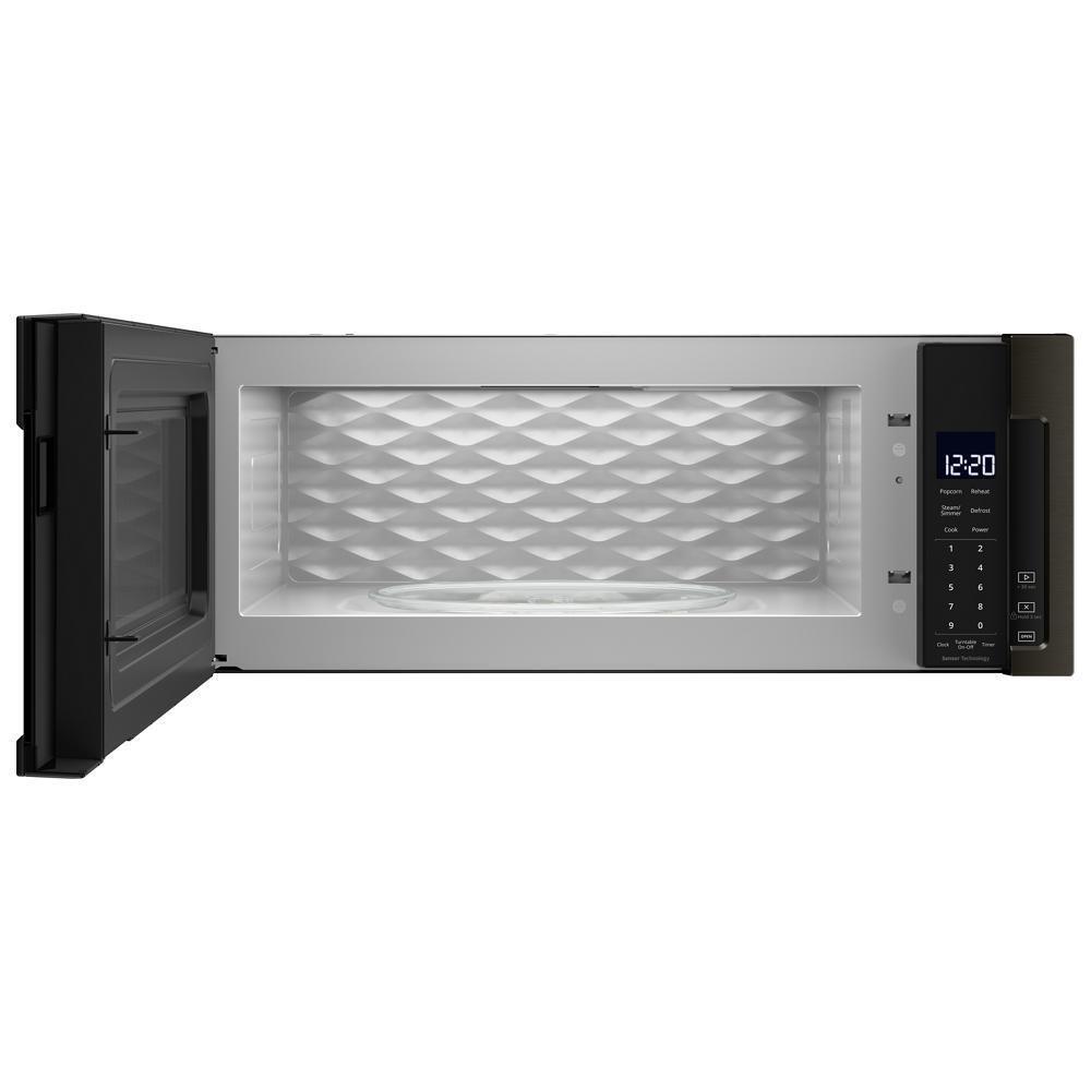 WHIRLPOOL WML75011HV Whirlpool 1.1 Cu. Ft. Low Profile Microwave Hood - Black Stainless