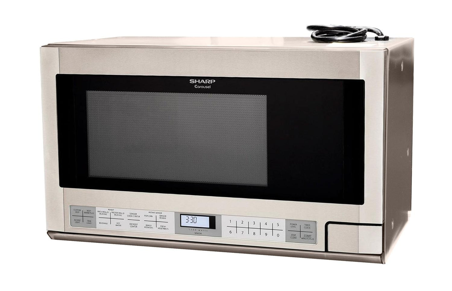 SHARP R1214TY Sharp Carousel Over-the-counter Microwave Oven 1.5 Cu. Ft. 1100w ST...
