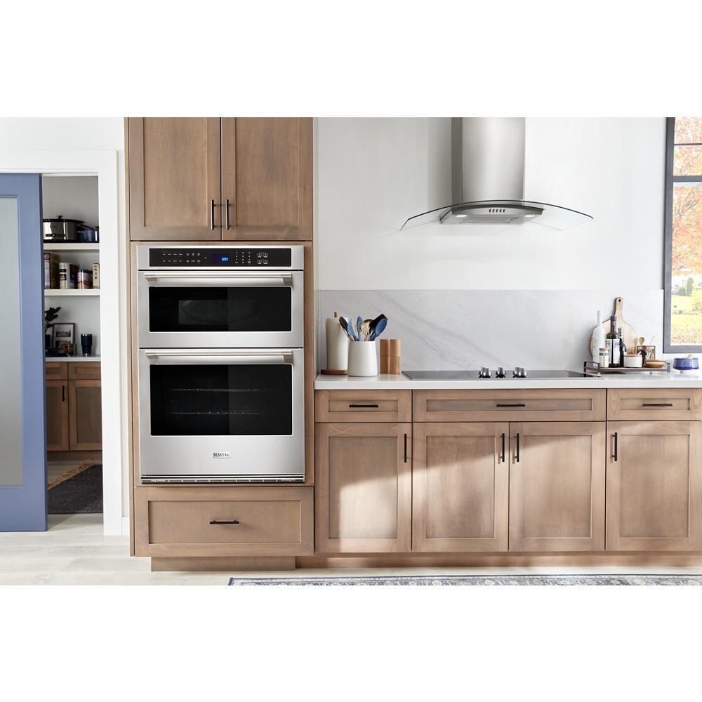 MAYTAG MOEC6030LZ 30-inch Wall Oven Microwave Combo With Air Fry and Basket - 6.4 CU....