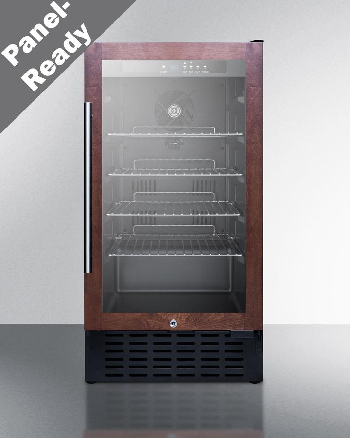 SUMMIT SCR1841BPNR Summit 18"" Wide Built-in Beverage Center (panel Not Included)