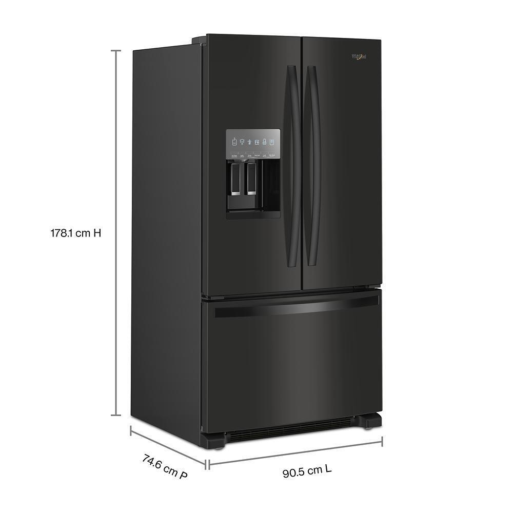 WHIRLPOOL WRFF3436RB Whirlpool 36-inch Wide French Door Bottom Mount Refrigerator