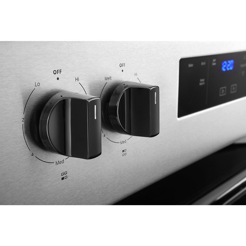 WHIRLPOOL WFC315S0JS 4.8 Cu. Ft. Whirlpool Electric Range With Keep Warm Setting