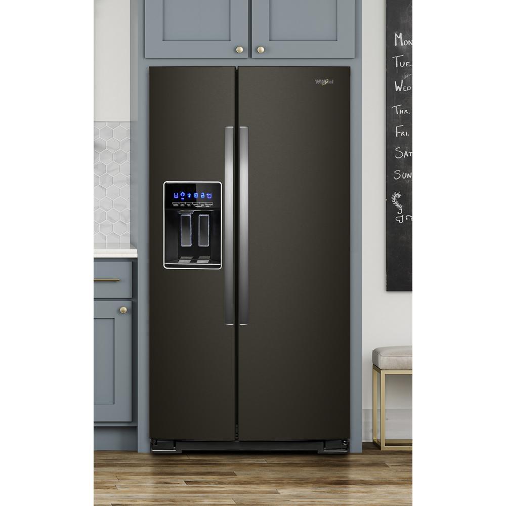 WHIRLPOOL WRS588FIHV Whirlpool 36-inch Wide Side-by-side Refrigerator - 28 Cu. Ft. - ...