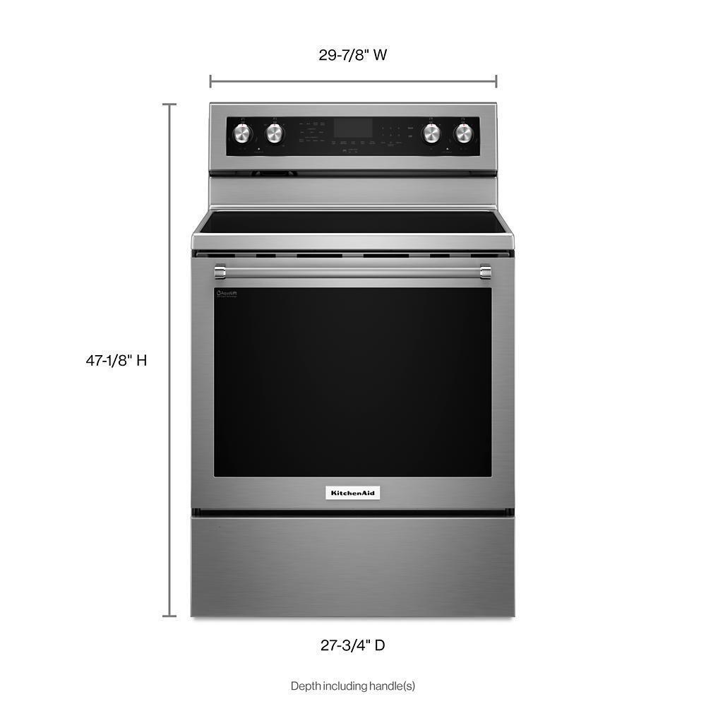 KITCHENAID KFEG500ESS Stainless Steel Kitchenaid 30-inch 5-element Electric CONVECTION...
