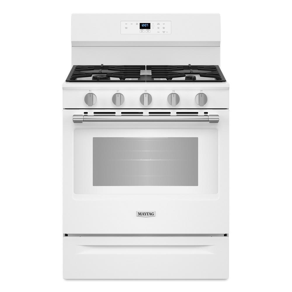 MAYTAG MFGS4030RW Maytag 30-inch Wide Gas Range With Steam Clean - 5.0 Cu. Ft.