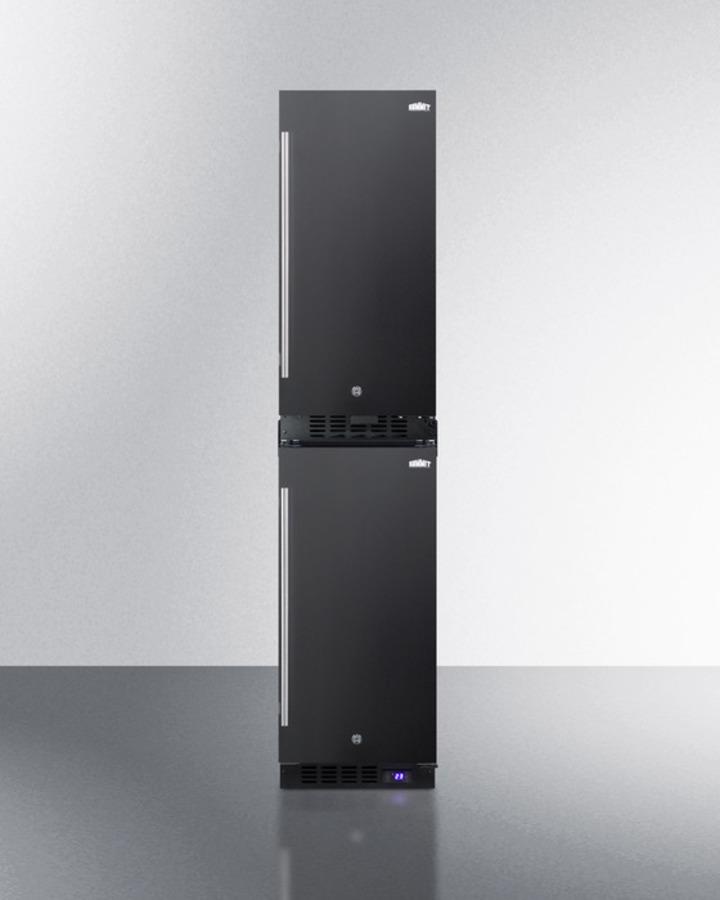 SUMMIT FF1532B 15"" Wide All-refrigerator for Built-in or Freestanding Use, With DI...