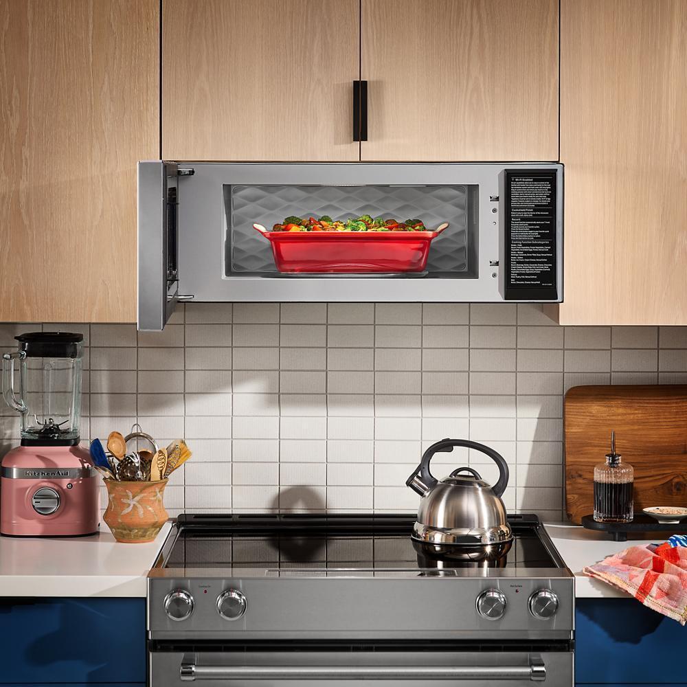 KITCHENAID KMML550RBS Smart Low Profile Microwave Hood Combination With Dual Fan Ventilation