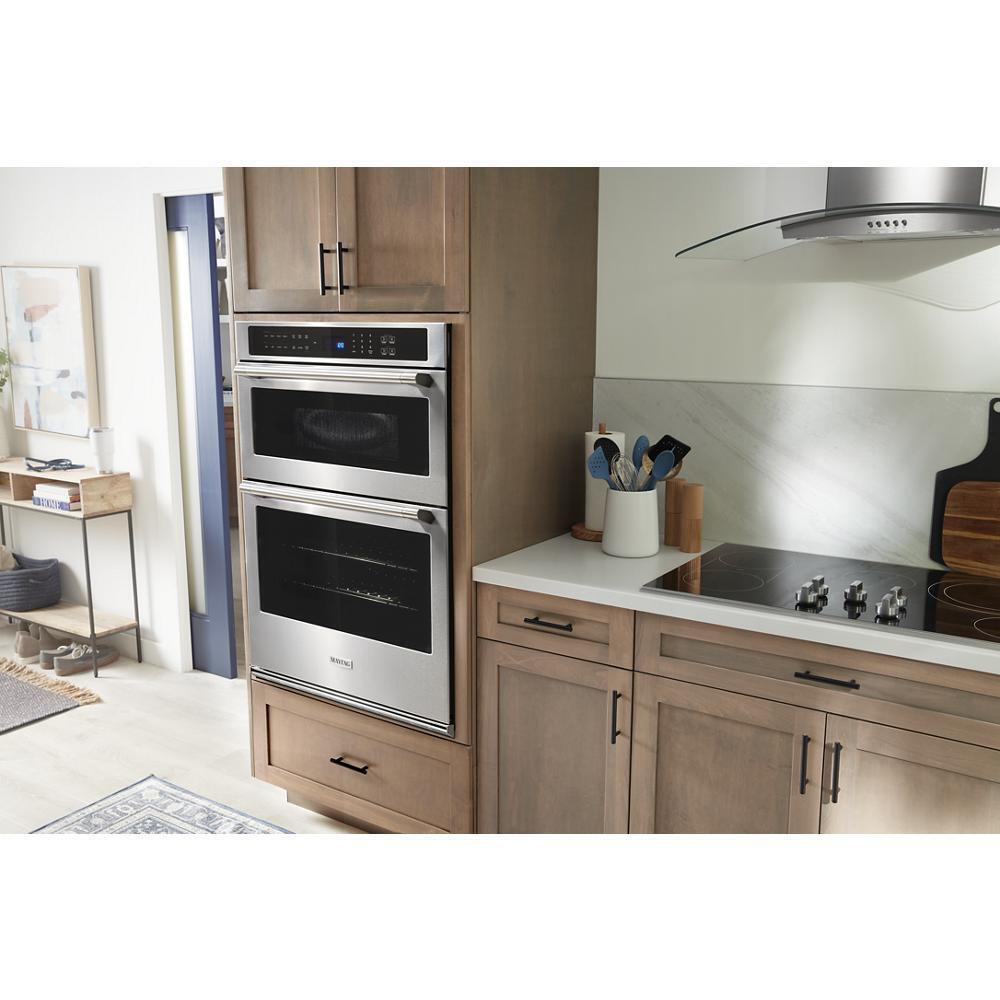MAYTAG MOEC6030LZ 30-inch Wall Oven Microwave Combo With Air Fry and Basket - 6.4 CU....