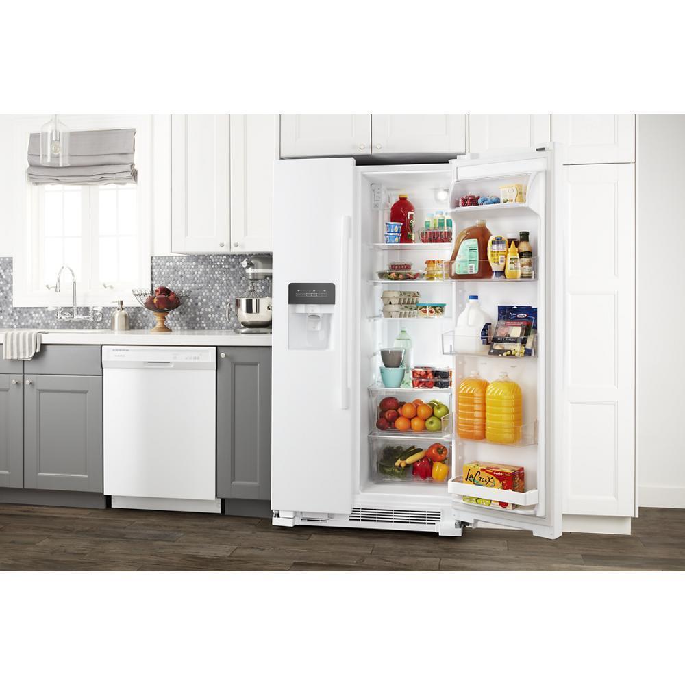 AMANA ASI2175GRW 33-inch Side-by-side Refrigerator With Dual Pad External Ice and WA...