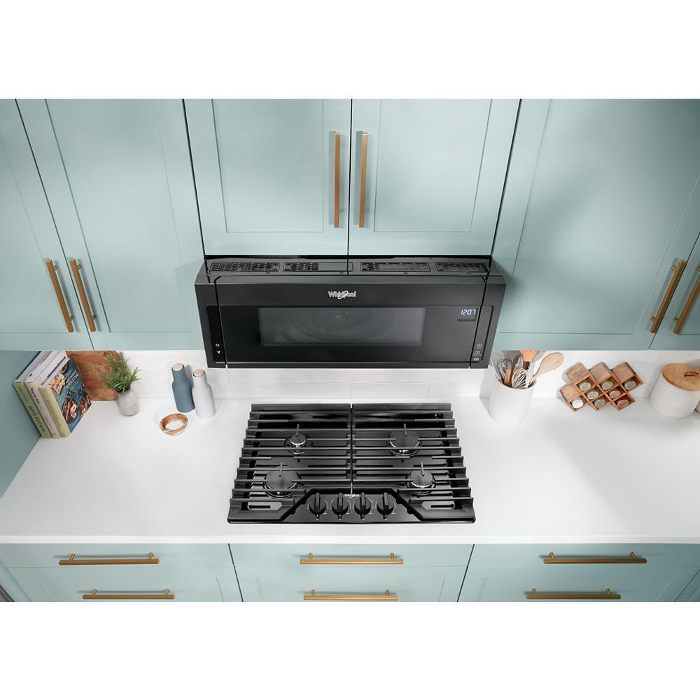 WHIRLPOOL WML55011HB Whirlpool 1.1 Cu. Ft. Low Profile Microwave Hood - Black