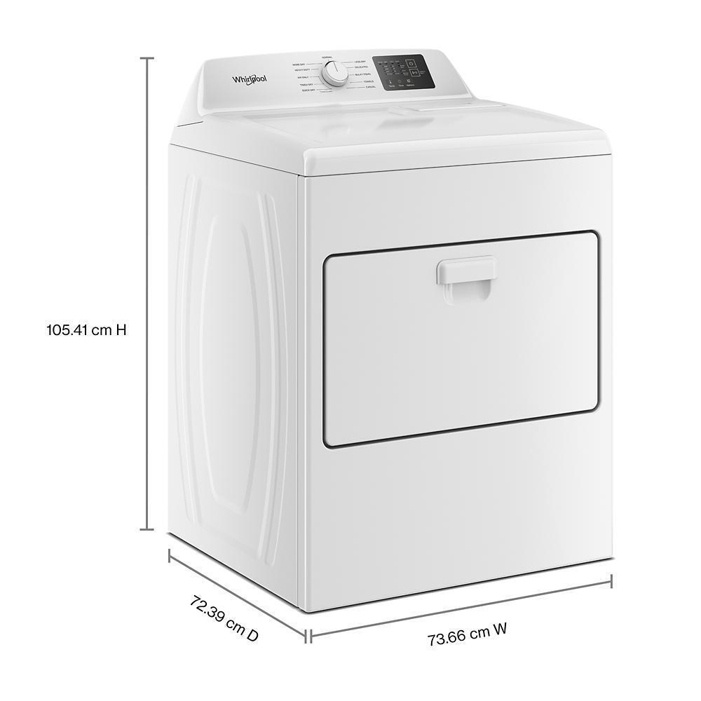 WHIRLPOOL WGD4107SW 7.0 Cu. Ft. Gas Dryer With Autosensing - Vented Top Load Matching