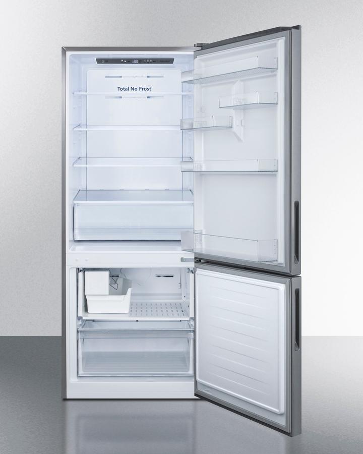 SUMMIT FFBF279SSXIM Summit 28"" Wide Bottom Freezer Refrigerator