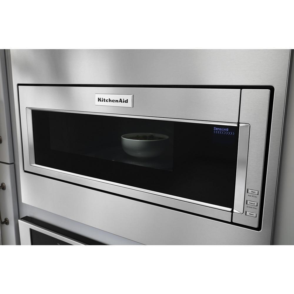 KITCHENAID KMBT5511KSS 1000 Watt Built-in Low Profile Microwave With Standard Trim Kit - S...