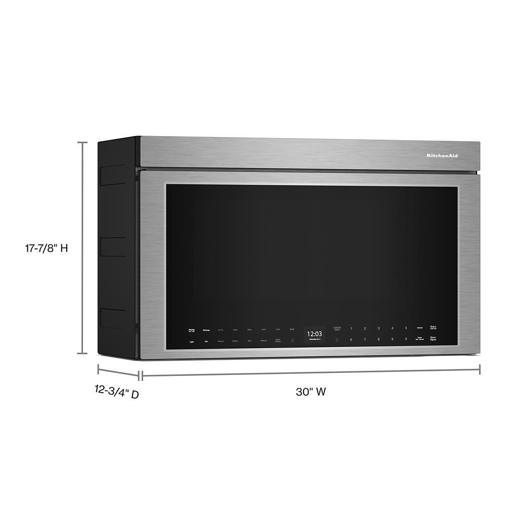 KITCHENAID KMMF530PPS Kitchenaid Multifunction Over-the-range Microwave Oven With FLUS...