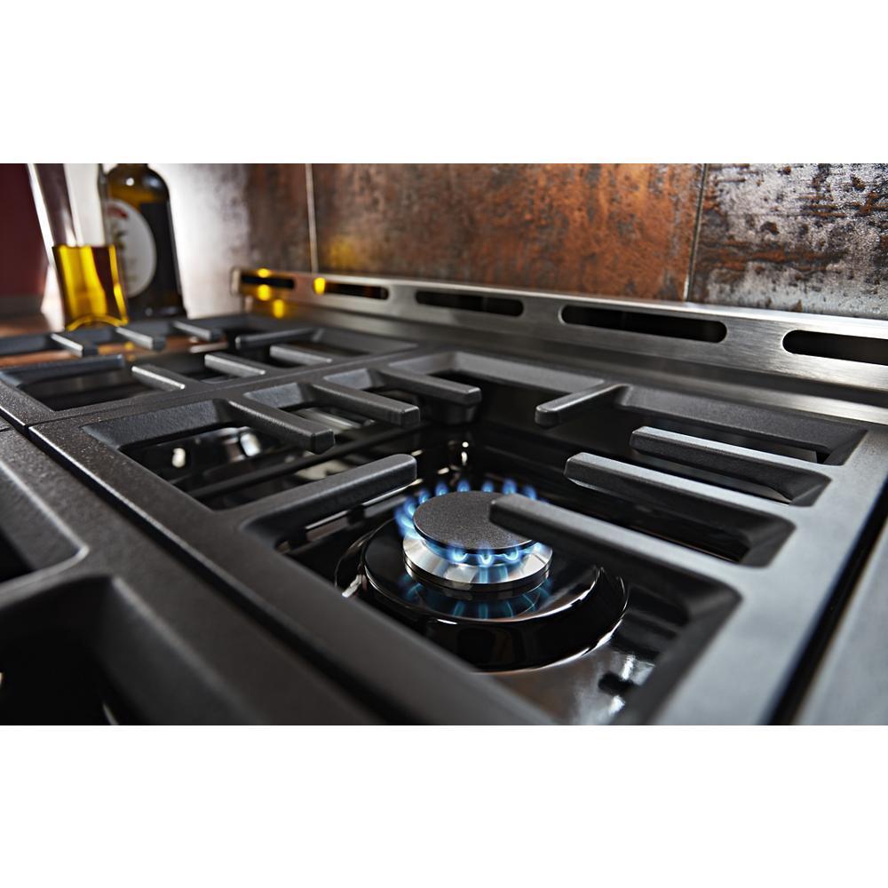 KITCHENAID KFGC506JIB Kitchenaid 36'' Smart Commercial-style Gas Range With 6 Burners ...