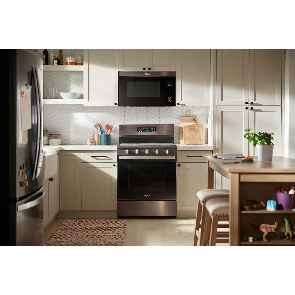 WHIRLPOOL WFGS5030RV 30-inch Gas Range With Air Fry and Air Baking, Self Cleaning, RAPID...