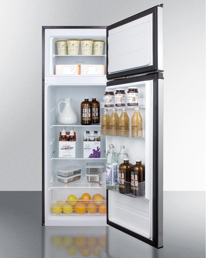 SUMMIT CP972SS Two-door Cycle Defrost Refrigerator-freezer In Slim Width With STAI...