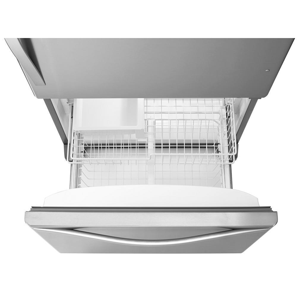 WHIRLPOOL WRB329DMBM Whirlpool 19 Cu. Ft. Bottom-freezer Refrigerator With Freezer Drawer