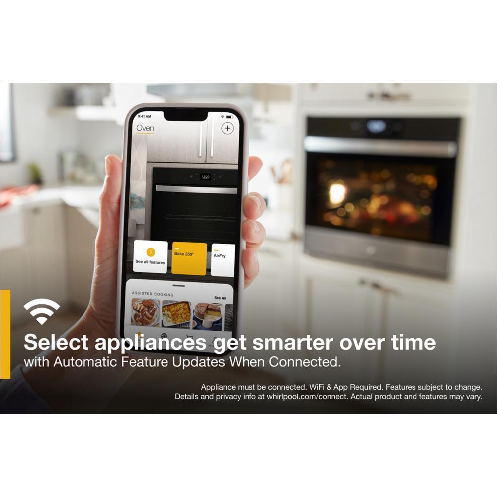 WHIRLPOOL WOES7027PZ Whirlpool 4.3 Cu. Ft. Single Smart Wall Oven With Air Fry