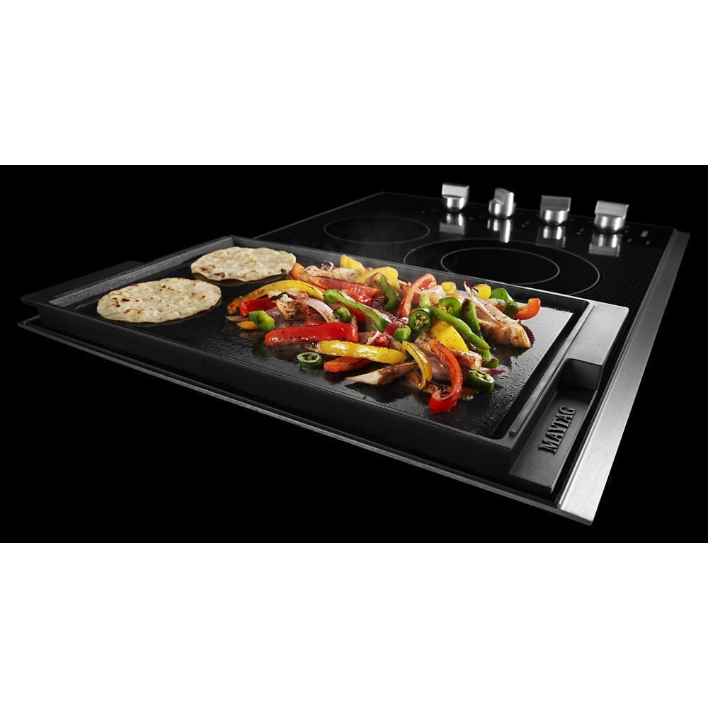 MAYTAG MEC8830HS Maytag 30-inch Electric Cooktop With Reversible Grill and Griddle