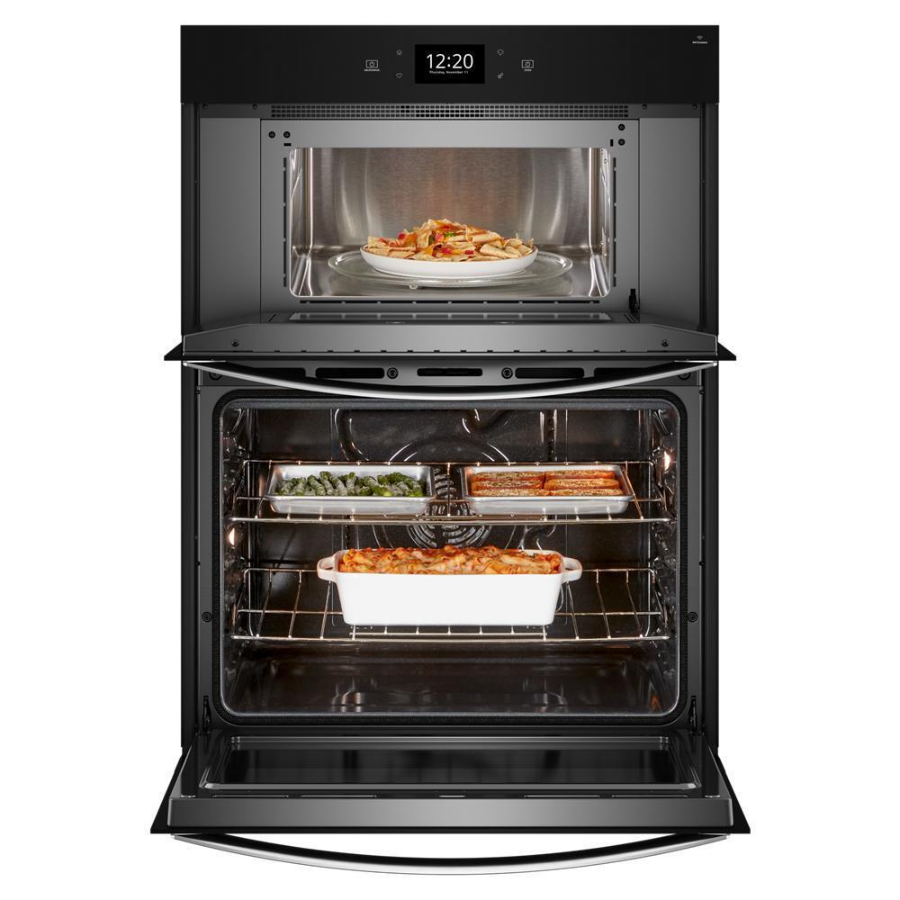 WHIRLPOOL WOEC7030PZ Whirlpool 5.0 Cu. Ft. Wall Oven Microwave Combo With Air Fry