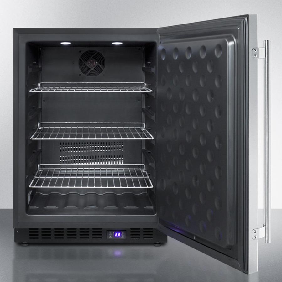 SUMMIT SCFF53BCSS Frost-free Built-in Undercounter All-freezer for Residential or COM...