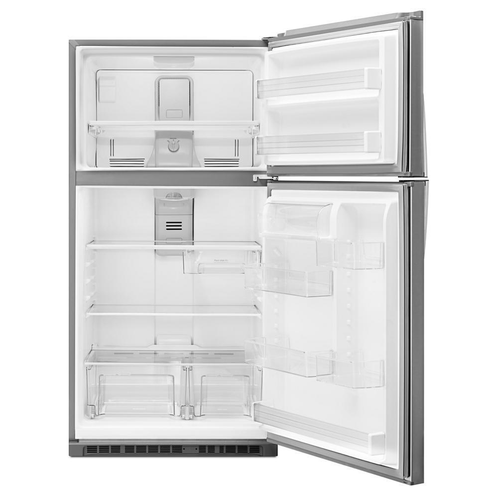 WHIRLPOOL WRT541SZDM Monochromatic Stainless Steel Whirlpool 33"" Wide Top-freezer REF...
