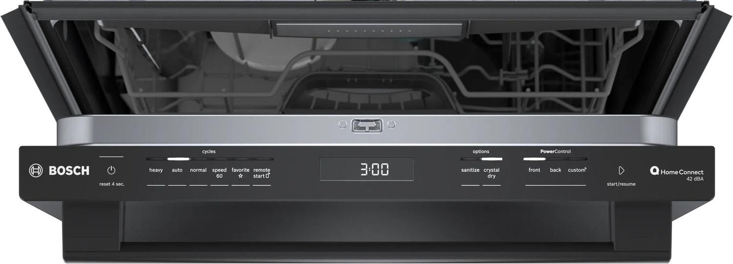 BOSCH SHX78CM6N Bosch 800 Series Dishwasher 24"" Black