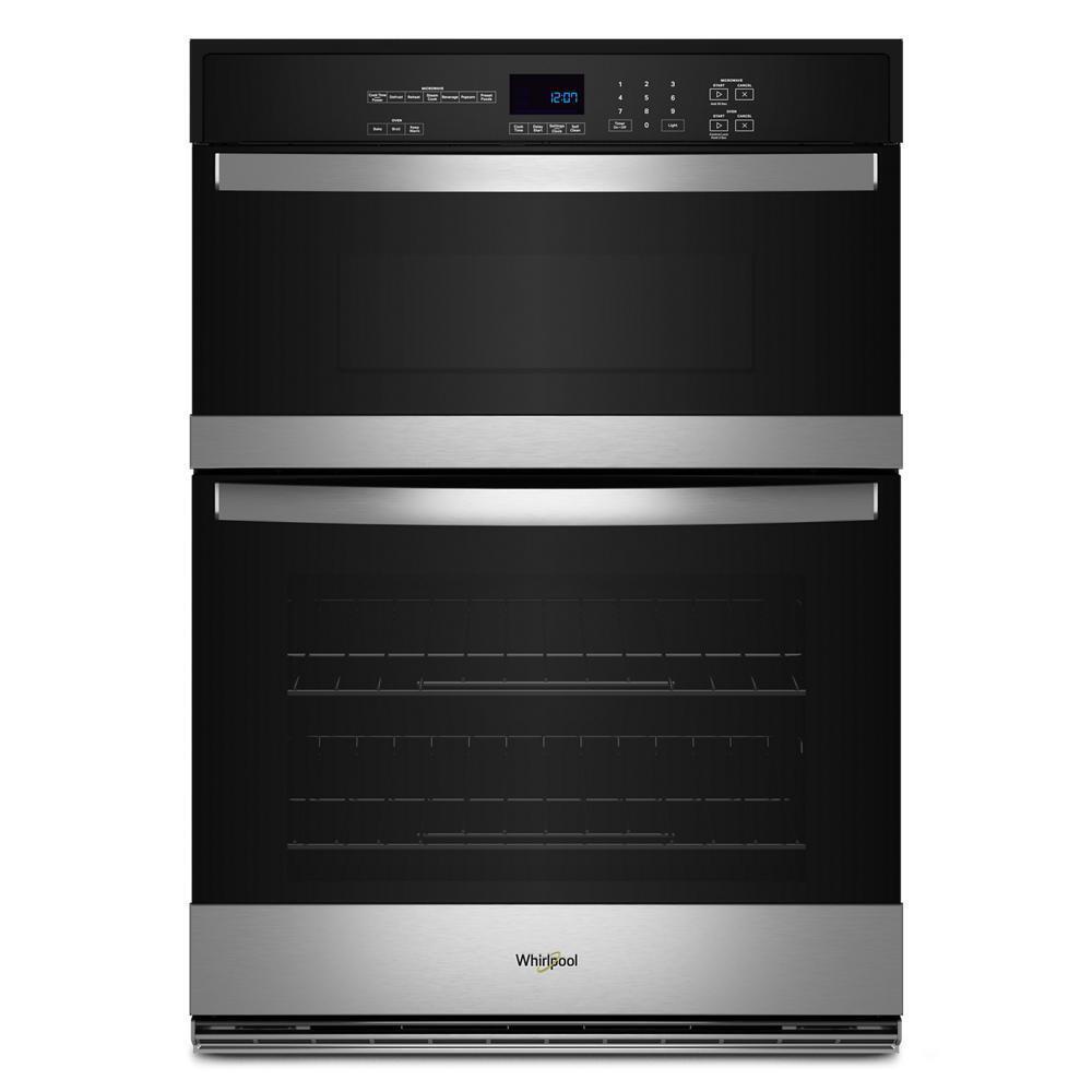 WHIRLPOOL WOEC3030LS Whirlpool 6.4 Total Cu. Ft. Combo Self-cleaning Wall Oven